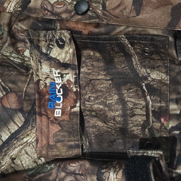 Scent blocker rain blocker fleece camo jacket size Youth xl - Picture 2 of 5